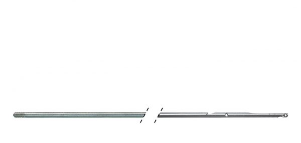 Flèche inox filetée Ø 6.5mm filetage 7x100