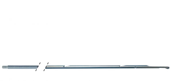 Flèche acier zinc bleu Ø 7mm