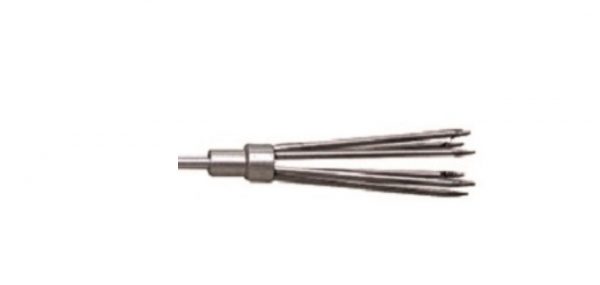 Tête 6 pointes Inox