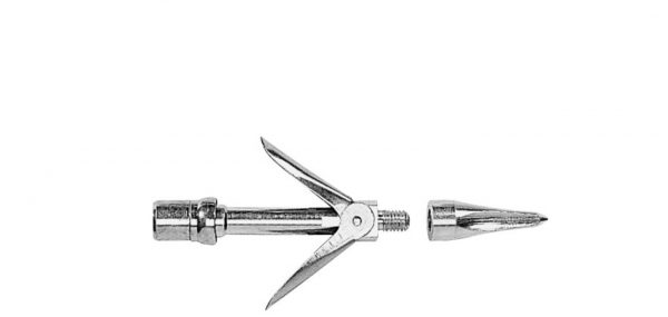 Double Barbe Baïonnette Acier Zinc Bleu Ø 11 mm