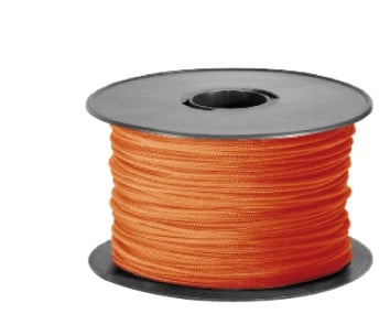 Tresse DYNELINE Ø 1.6 mm orange, 50 ml - Imersion