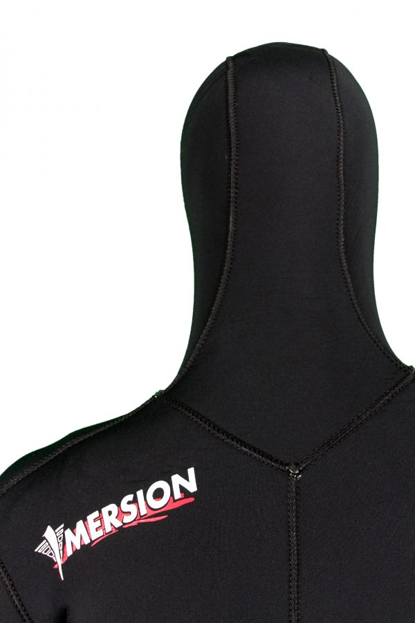 VESTE CAGOULE HOMME SERIOLE STRECHY 7 mm BLACK – Image 4