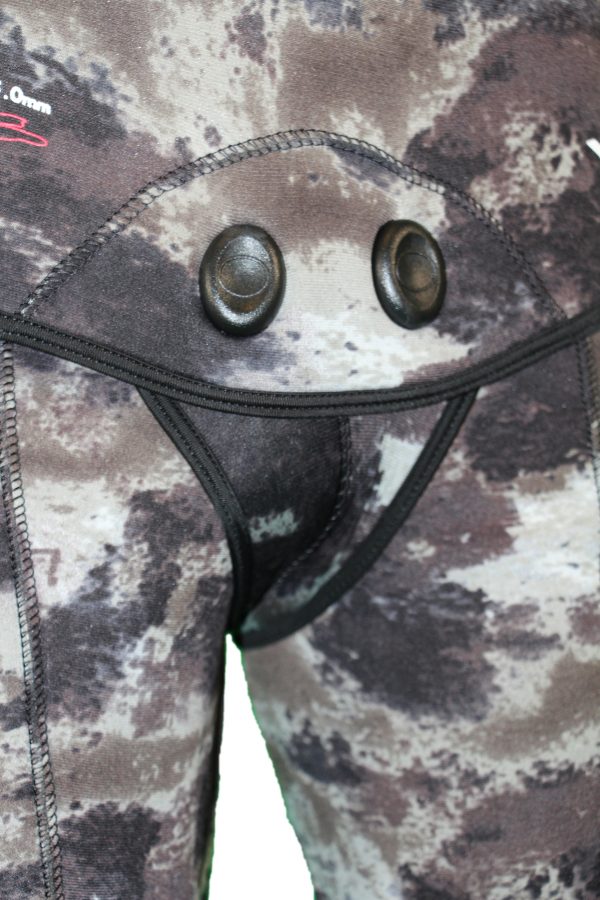 VESTE CAGOULE HOMME SERIOLE STRECHY 5 mm CAMO BLACK – Image 6