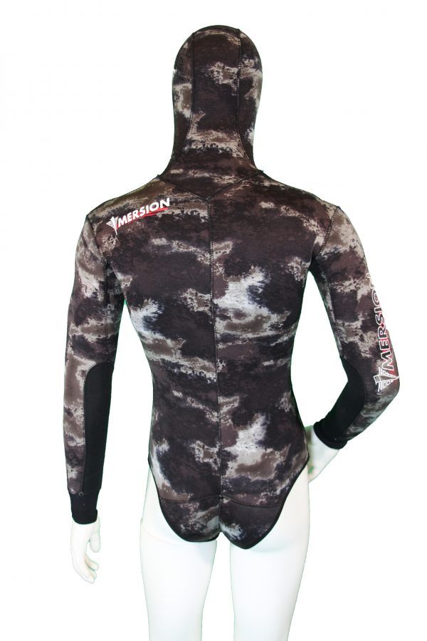 VESTE CAGOULE HOMME SERIOLE STRECHY 5 mm CAMO BLACK – Image 2